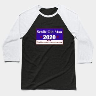 Senile Old Man 2020 Baseball T-Shirt